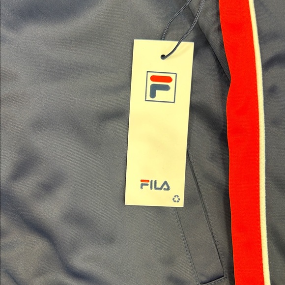 Last One Fila men’s Track Jacket + pants Polyester jersey fabric NWT - Picture 3 of 4